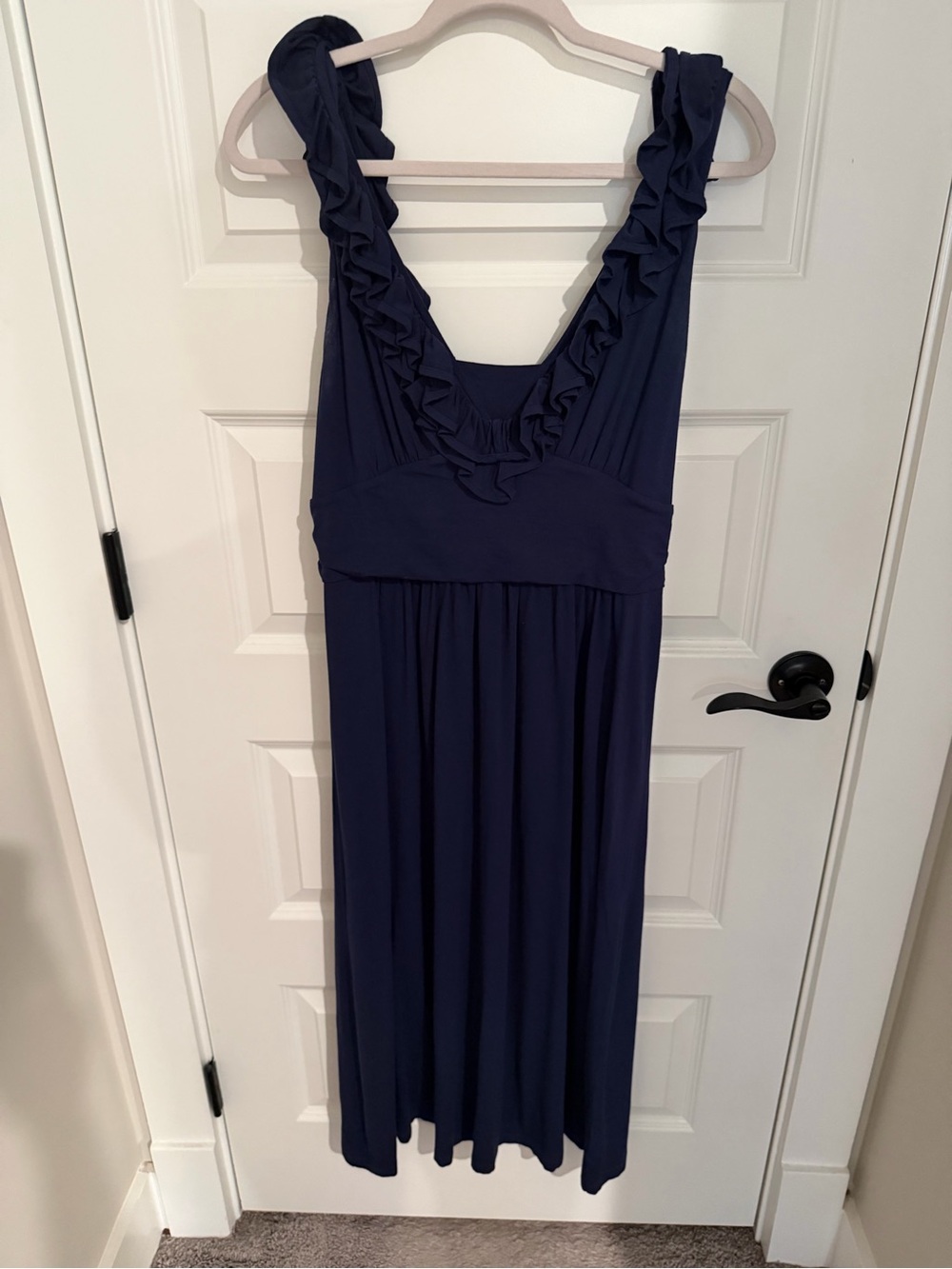 Lilly Pulitzer Navy Dress with Pink Brand Tag